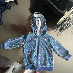 First Impressions Paint Splatter Zipper Hoodie